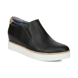 Dr. Scholl’s | Black Wedge Slip on Vegan Sneaker